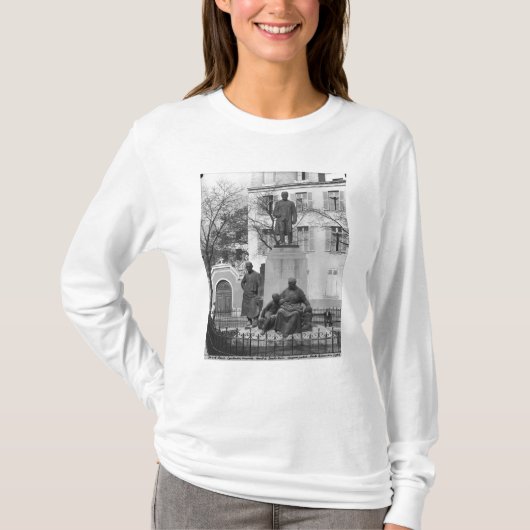 Monument voor Emile Zola T-shirt (Voorkant)