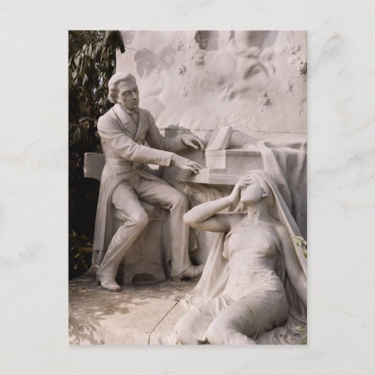 Monument voor Frederic Chopin Briefkaart (Voorkant)