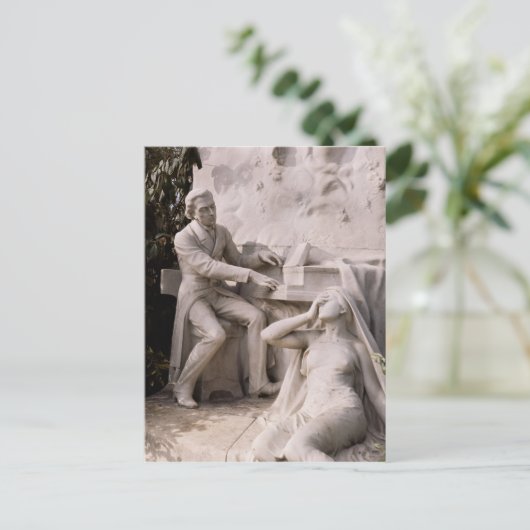 Monument voor Frederic Chopin Briefkaart (Staand voorkant)