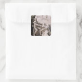 Monument voor Frederic Chopin Vierkante Sticker (Tas)