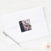 Monument voor Frederic Chopin Vierkante Sticker (Envelop)