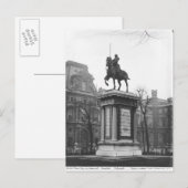 Monument voor generaal Lafayette Briefkaart (Voorkant / Achterkant)