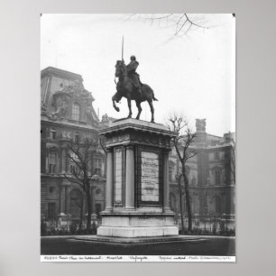 Monument voor generaal Lafayette Poster