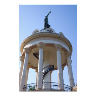 Monument voor Hermann, de Duitse Foto Afdruk