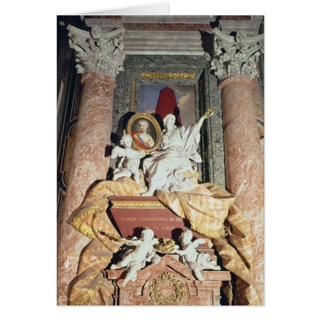 Monument voor Maria Clementina Sobieska 1739 (Voorkant)