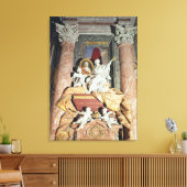 Monument voor Maria Clementina Sobieska 1739 Canvas Afdruk (Insitu (Woonkamer))