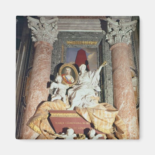 Monument voor Maria Clementina Sobieska 1739 Magneet (Voorkant)