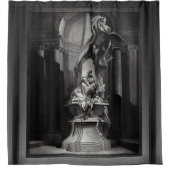 Monument voor Mignard door François Boucher Douchegordijn (Voorkant)