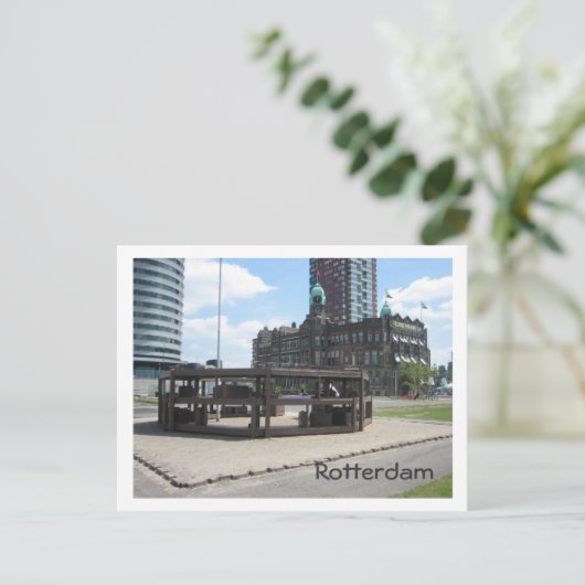 Monument voor Nederlandse emigranten Briefkaart (Staand voorkant)