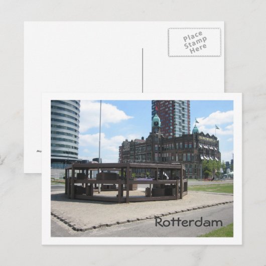 Monument voor Nederlandse emigranten Briefkaart (Voorkant / Achterkant)
