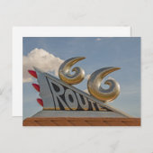 Monument voor Route 66 Briefkaart (Voorkant / Achterkant)
