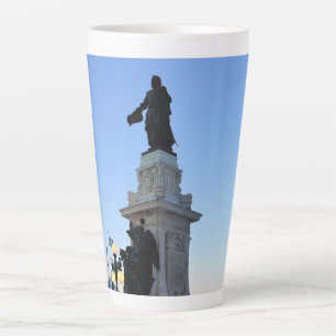 Monument voor Samuel De ChamPlain, Quebec, Canada Latte Mok