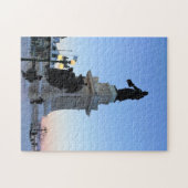 Monument voor Samuel De ChamPlain, Quebec, Canada Legpuzzel (Horizontaal)
