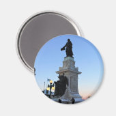 Monument voor Samuel De ChamPlain, Quebec, Canada Magneet (Voorkant / Achterkant)