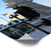 Monument voor Samuel De ChamPlain, Quebec, Canada Poster (Hoek)