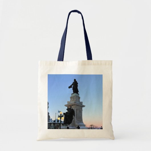 Monument voor Samuel De ChamPlain, Quebec, Canada Tote Bag (Voorkant)