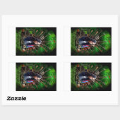 Monument voor Seth Honeycutt Rechthoekige Sticker (Vel)