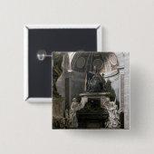 Monument voor Urban VIII Vierkante Button 5,1 Cm (Voorkant /achterkant)