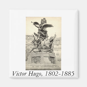 Monument voor Victor Hugo Paris Frankrijk Vintage Magneet