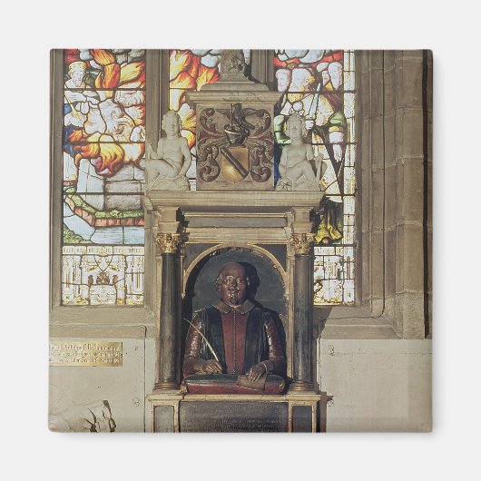 Monument voor William Shakespeare c.1616-23 Magneet (Voorkant)