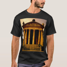 Monumentaal touch design zwart t-shirt