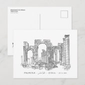Monumental Arch, Palmyra, Syrië Briefkaart (Voorkant / Achterkant)