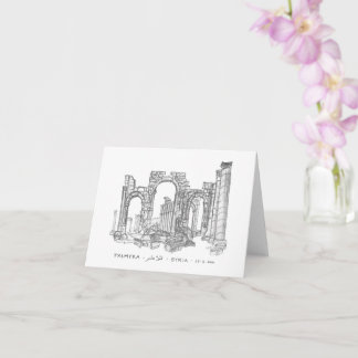 Monumental Arch, Palmyra, Syrië Kaart