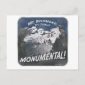 Monumental Mt. Rushmore Briefkaart (Voorkant)