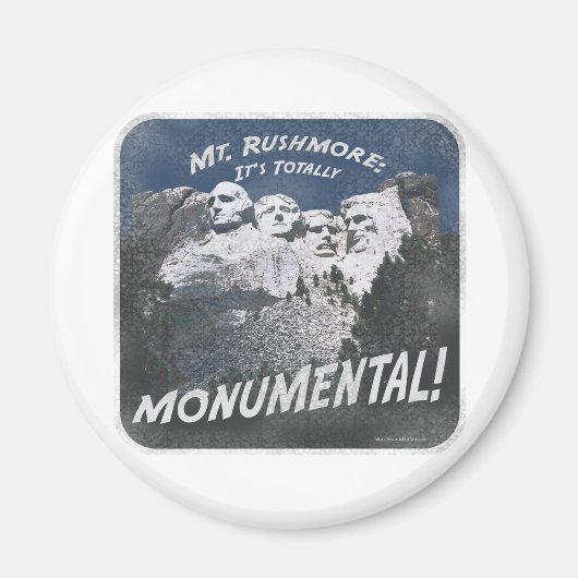 Monumental Mt. Rushmore Magneet (Voorkant)