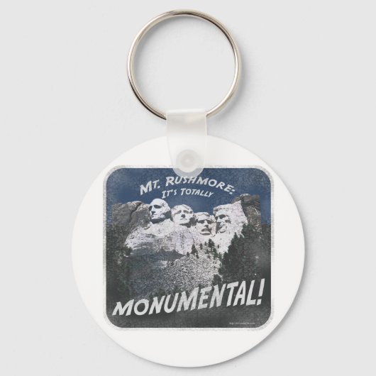 Monumental Mt. Rushmore Sleutelhanger (Voorkant)