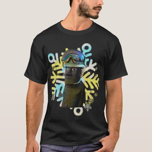Monumental Skier T-shirt (Voorkant)