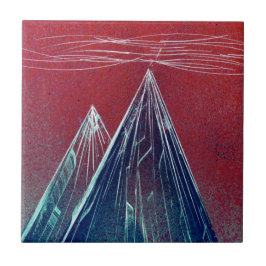 monumentale bergheuvel tegeltje