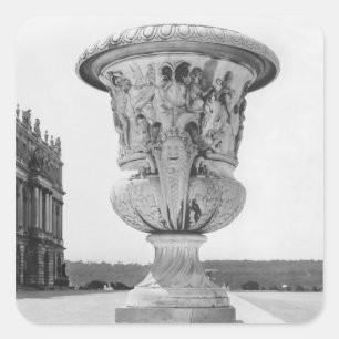 Monumentale vaas, beschuldiging van nederlaag van vierkante sticker