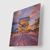 Monumenten | Arc de Triomphe, Parijs Frankrijk Vierkante Klok (Hoek)