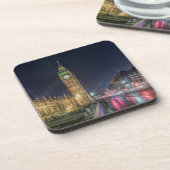Monumenten | Big Ben at Night Bier Onderzetter (Linkerzijde)