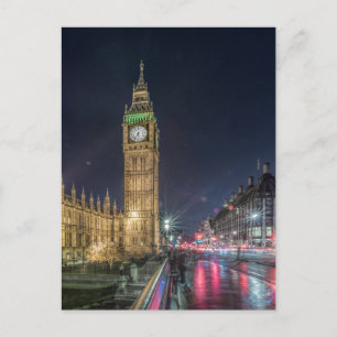 Monumenten   Big Ben at Night Briefkaart