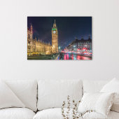 Monumenten | Big Ben at Night Canvas Afdruk