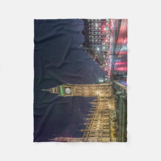 Monumenten | Big Ben at Night Fleece Deken (Voorkant)