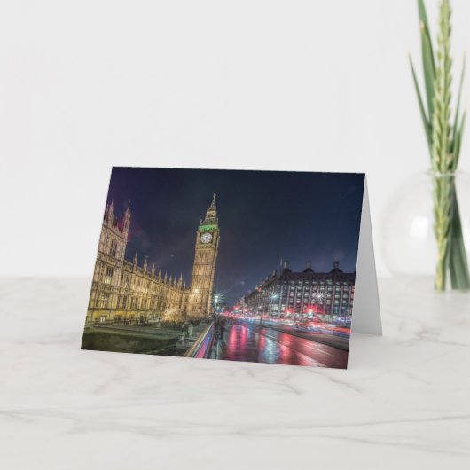 Monumenten | Big Ben at Night Kaart (Voorkant)