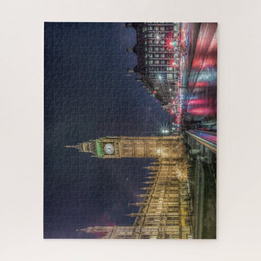 Monumenten | Big Ben at Night Legpuzzel (Verticaal)