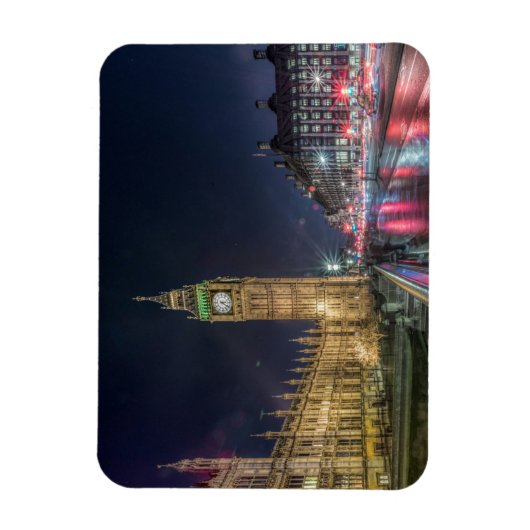Monumenten | Big Ben at Night Magneet (Verticaal)