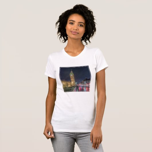 Monumenten | Big Ben at Night T-shirt (Voorkant volledig)