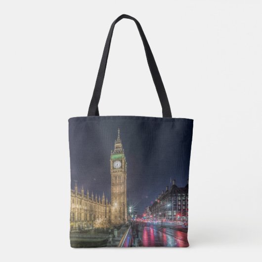Monumenten | Big Ben at Night Tote Bag (Achterkant)