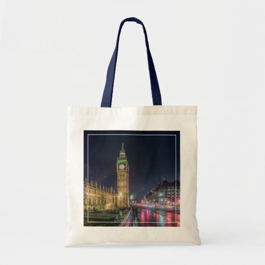 Monumenten | Big Ben at Night Tote Bag (Voorkant)