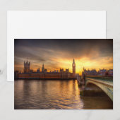 Monumenten Big Ben & Houses of Parliament Bedankkaart (Voorkant / Achterkant)