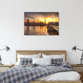 Monumenten Big Ben & Houses of Parliament Canvas Afdruk (Insitu (Slaapkamer))