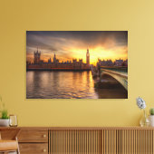 Monumenten Big Ben & Houses of Parliament Canvas Afdruk (Insitu (Woonkamer))