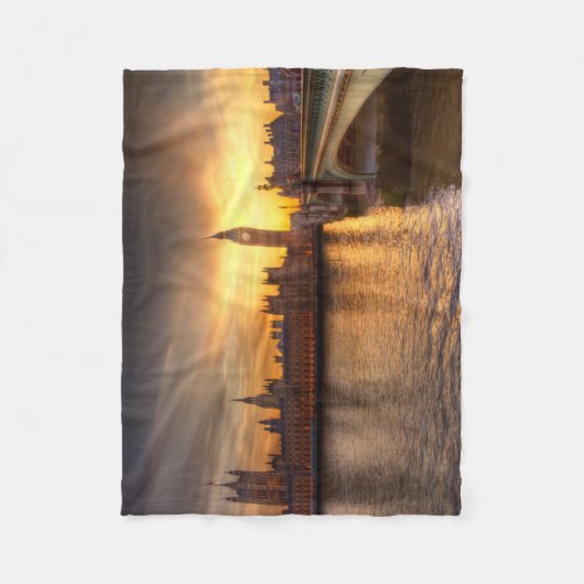 Monumenten Big Ben & Houses of Parliament Fleece Deken (Voorkant)