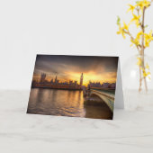 Monumenten Big Ben & Houses of Parliament Kaart (Gele Bloem)