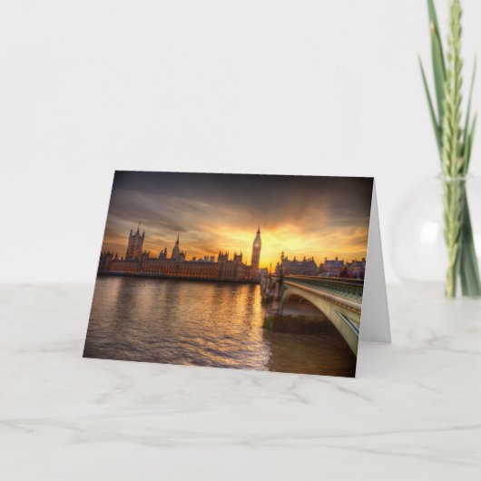 Monumenten Big Ben & Houses of Parliament Kaart (Voorkant)